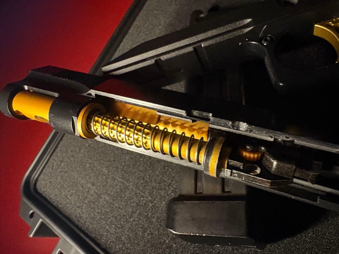 【美品】東京マルイハイキャパゴールドマッチGBカスタム多 新品ハンドガンケース付