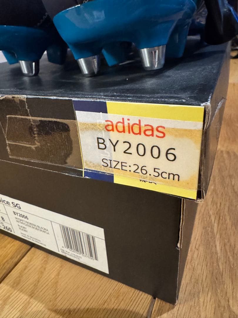 adidas 青/ネイビー サッカーシューズ・スパイク