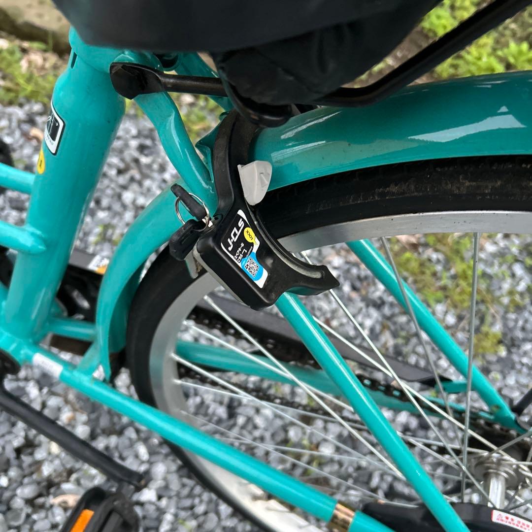 Rosellyシティサイクル アクアブルー　26c