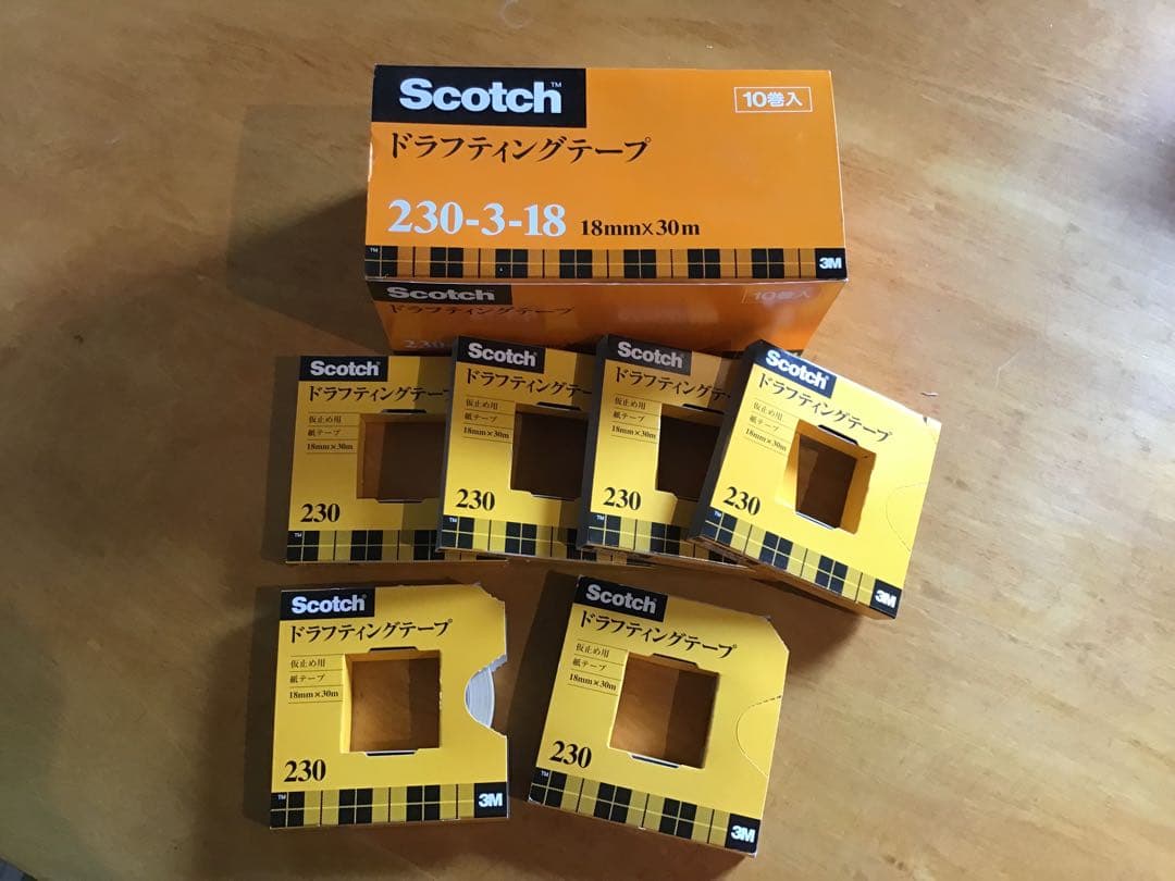 【16個セット】3M スコッチ ドラフティングテープ　18mm×30m 230
