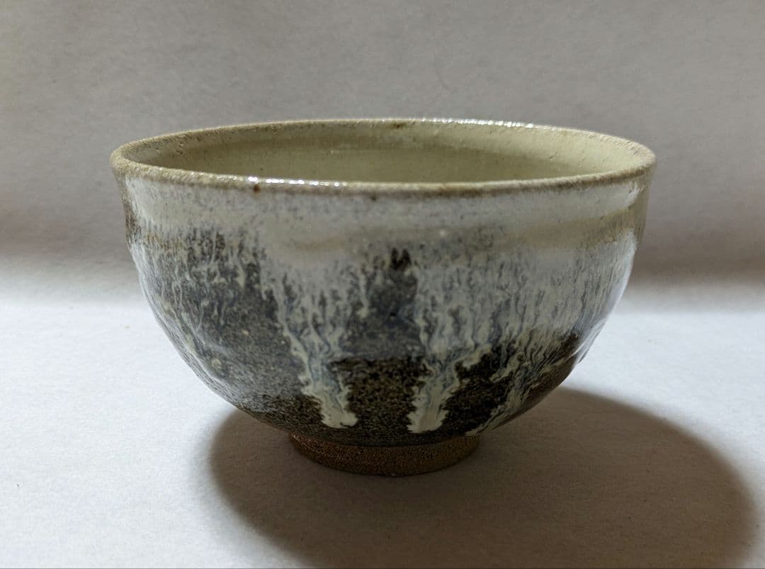 茶碗　朝鮮唐津　鏡山窯　井上東也　弟子　中川自然坊　茶道具　唐津焼