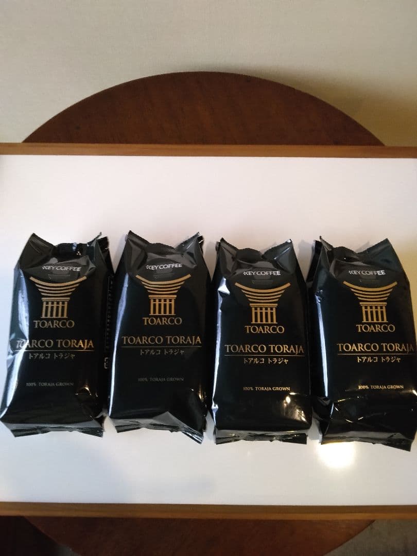 キーコーヒー　トアルコトラジャコーヒー豆200g入×4袋