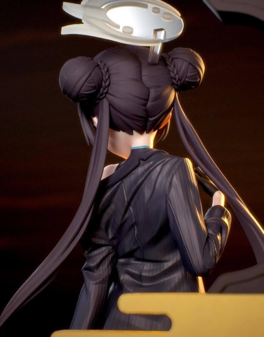 24㎝　未塗装未組立　ガレキ　ブルーアーカイブ　竜華キサキ　玄龍門　門主　山海経