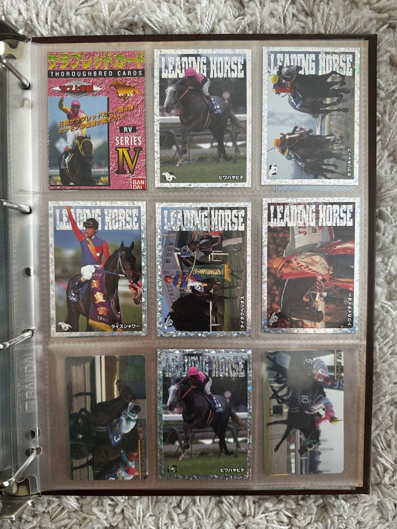 お宝入り！サラブレッドカード　アルバムごと販売