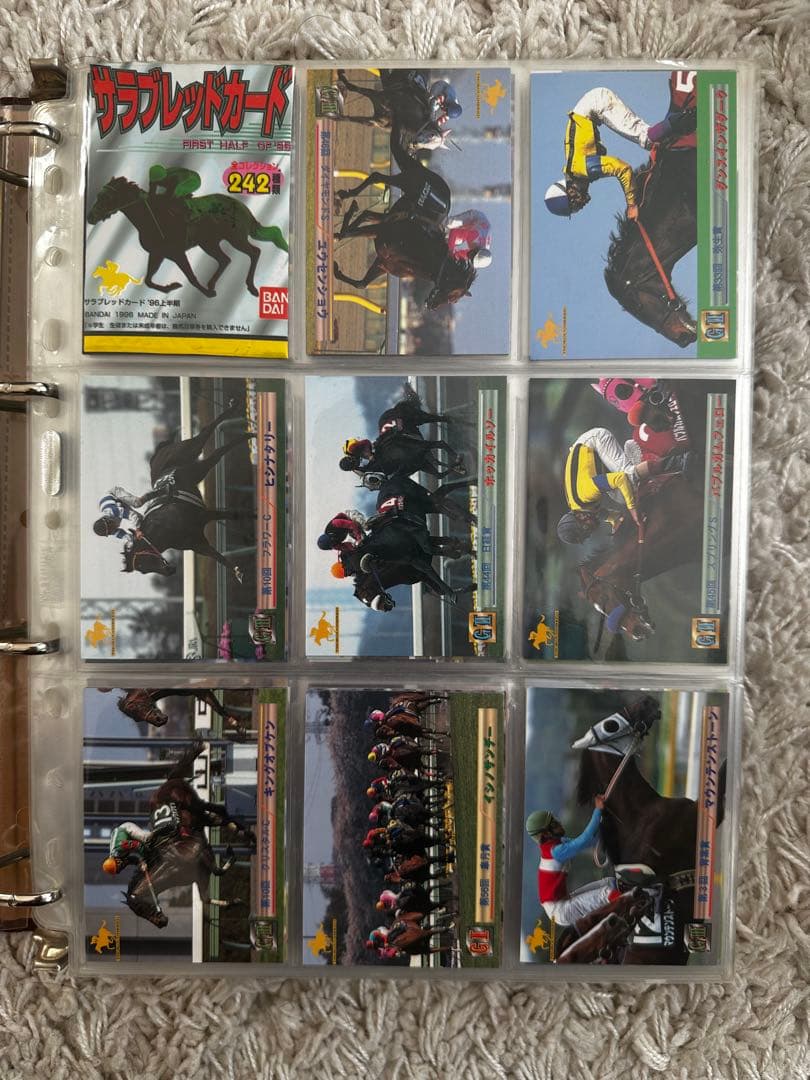 お宝入り！サラブレッドカード　アルバムごと販売