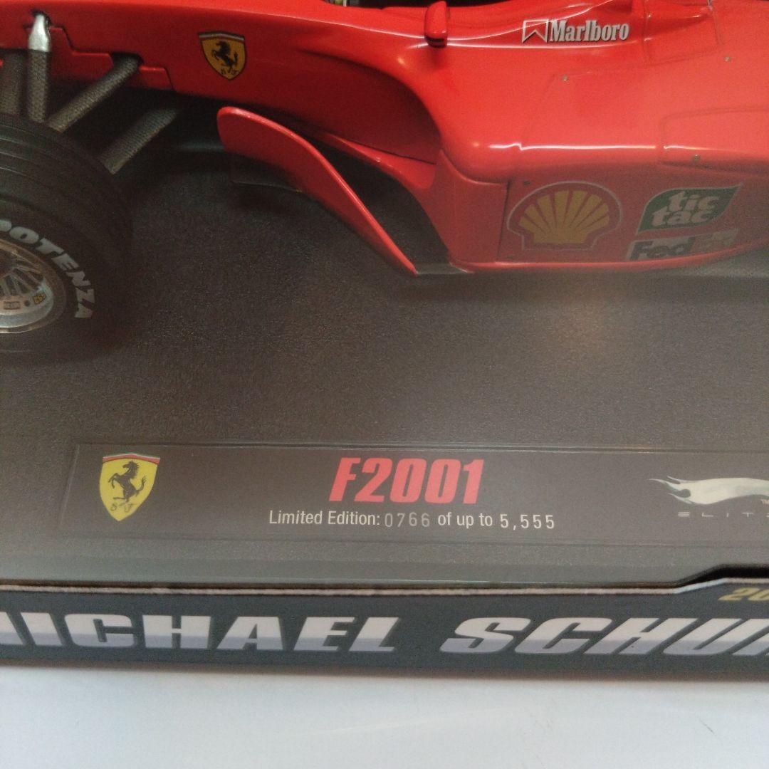 【美品限定】1/18 マテル エリート フェラーリ F2001 M.シューマッハ
