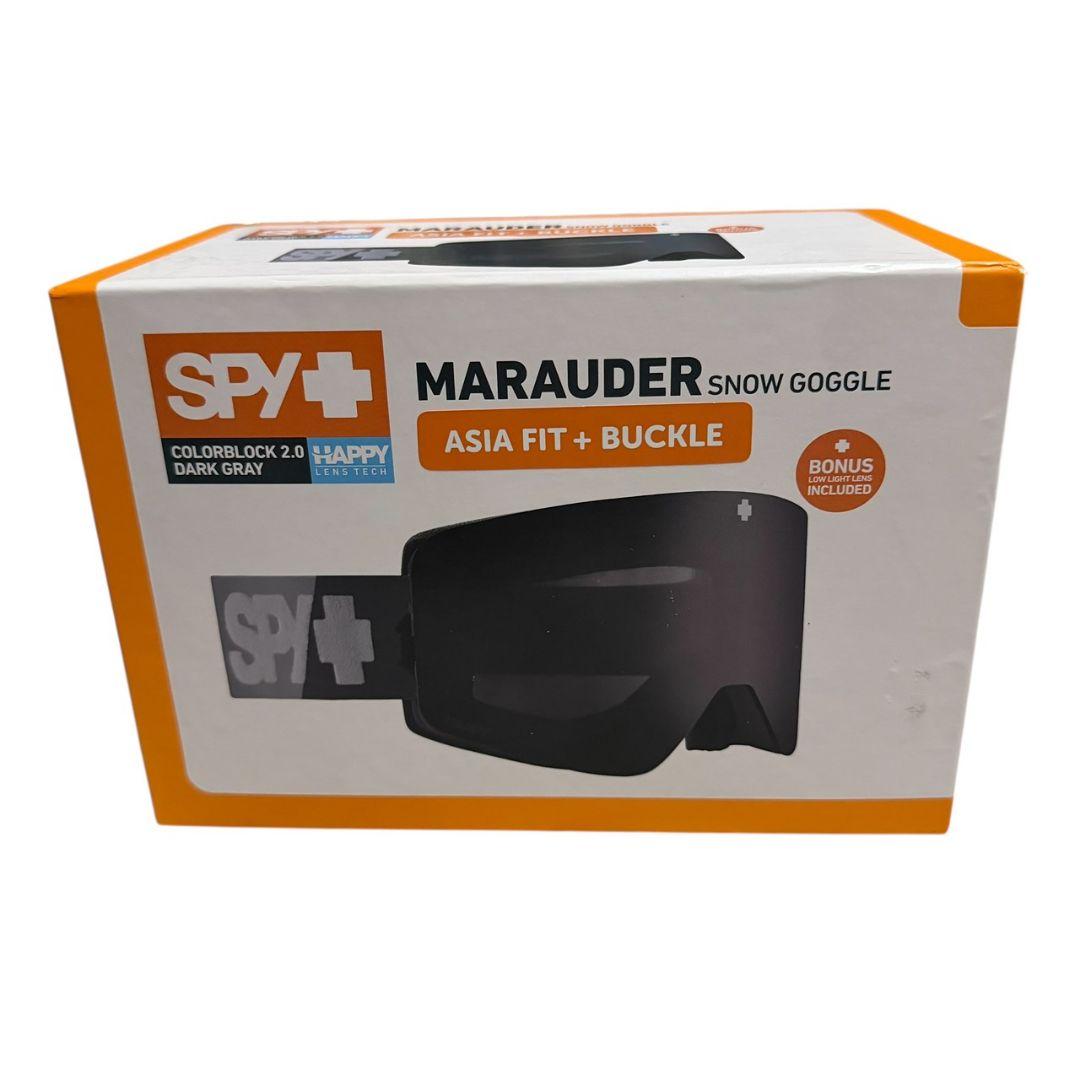 【極美品】SPY MARAUDER ゴーグル ASIAFIT+BUCKLE