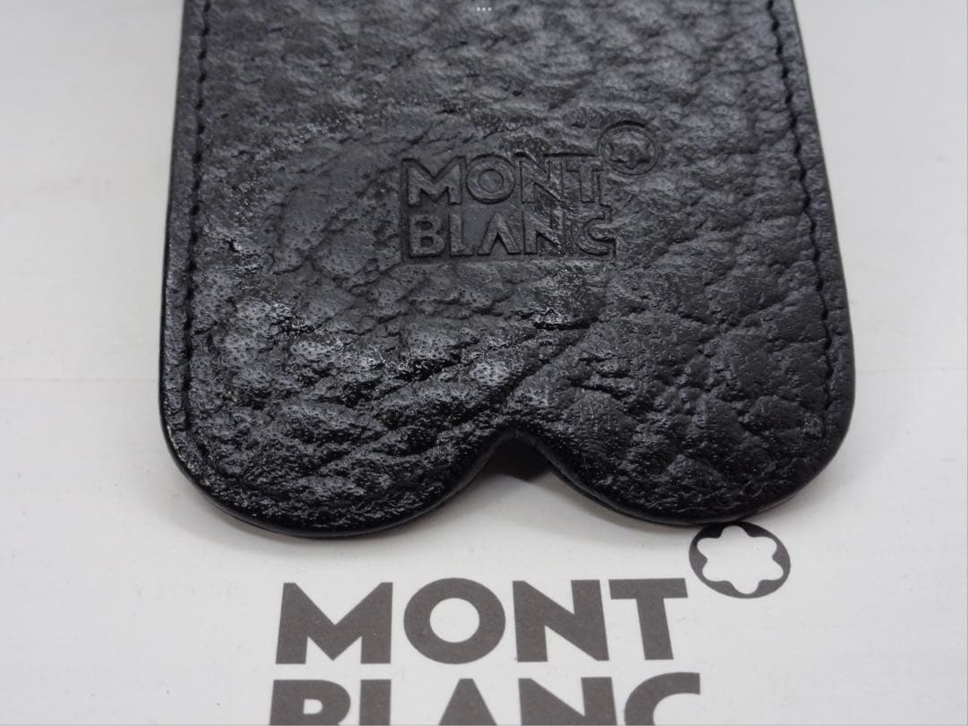 稀な未使用の稀少モデル逸品！GLOVE型極厚本革製ペンポーチ2本差し★モンブラン