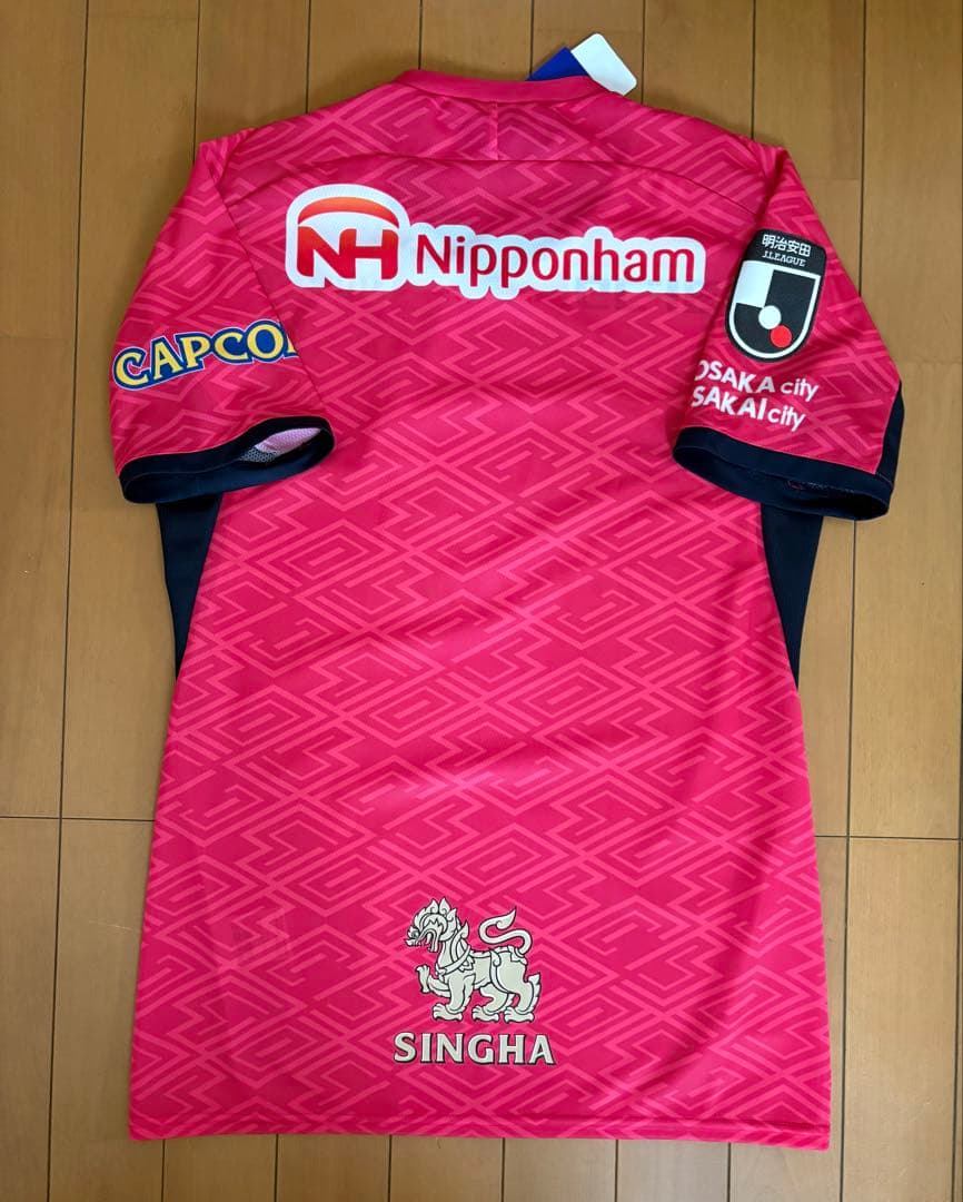 Jリーグセレッソ大阪 2025 ホーム半袖レプリカユニフォーム ミズノ製Lサイズ