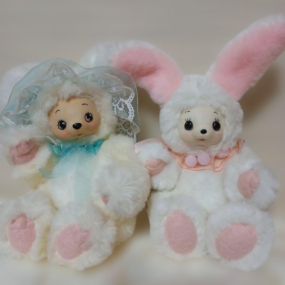 作家様　ウサギとクマぬいぐるみ　2体セット品