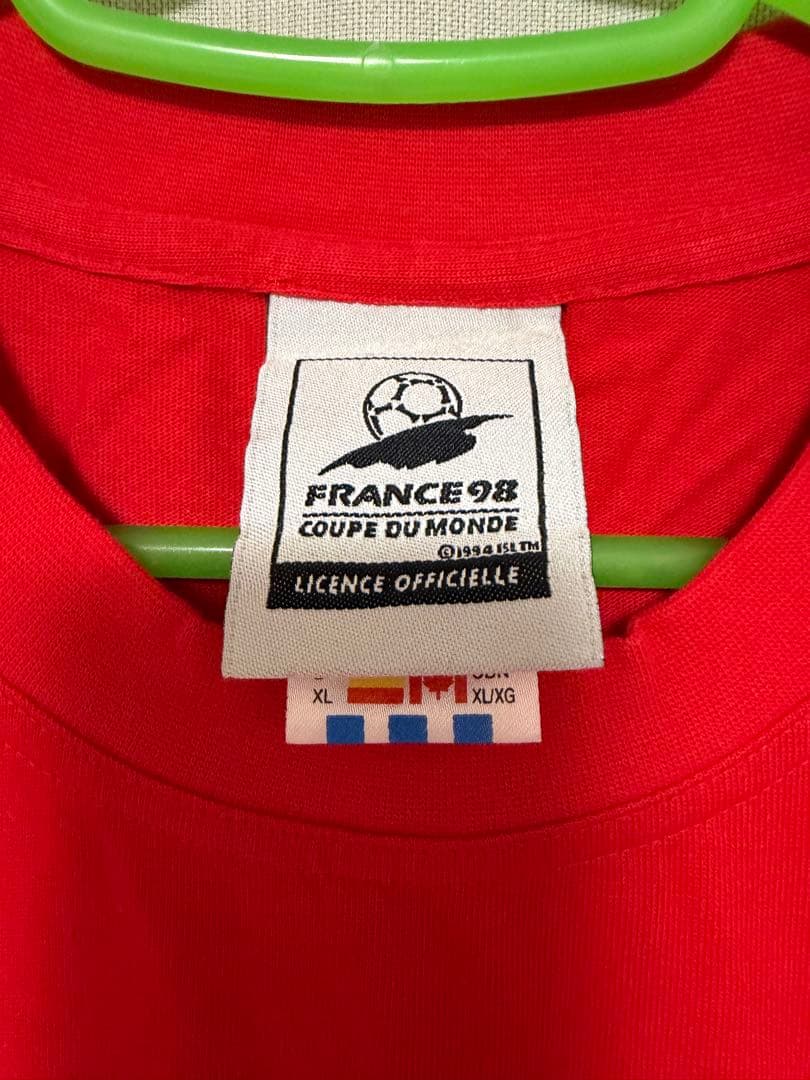 超希少品98年フランスW杯　イングランド代表　Tシャツ　新品未使用デッドストック