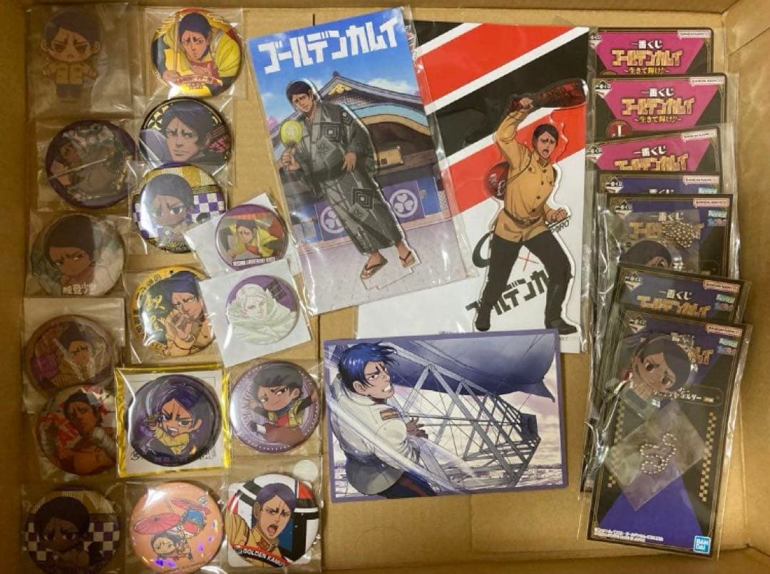 ゴールデンカムイ　鯉登少尉　鯉登　鯉登音之進　アクリルスタンド　缶バッジ