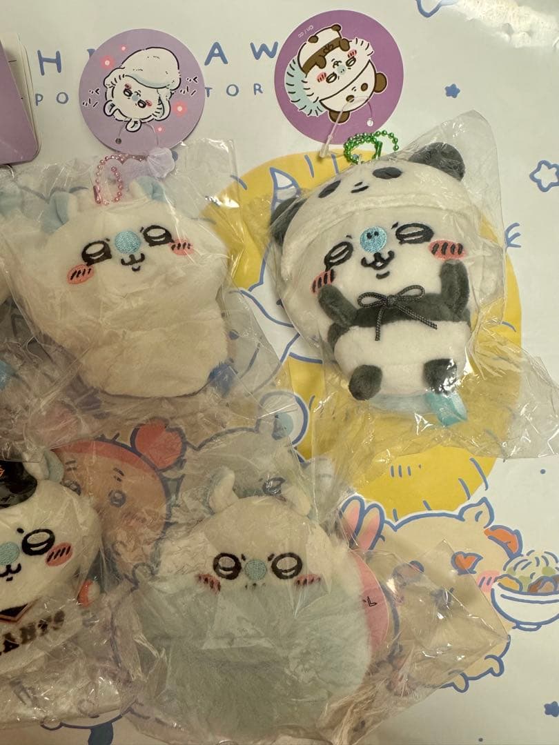 ちいかわ モモンガ　マスコット　ぬいぐるみ　5点セット