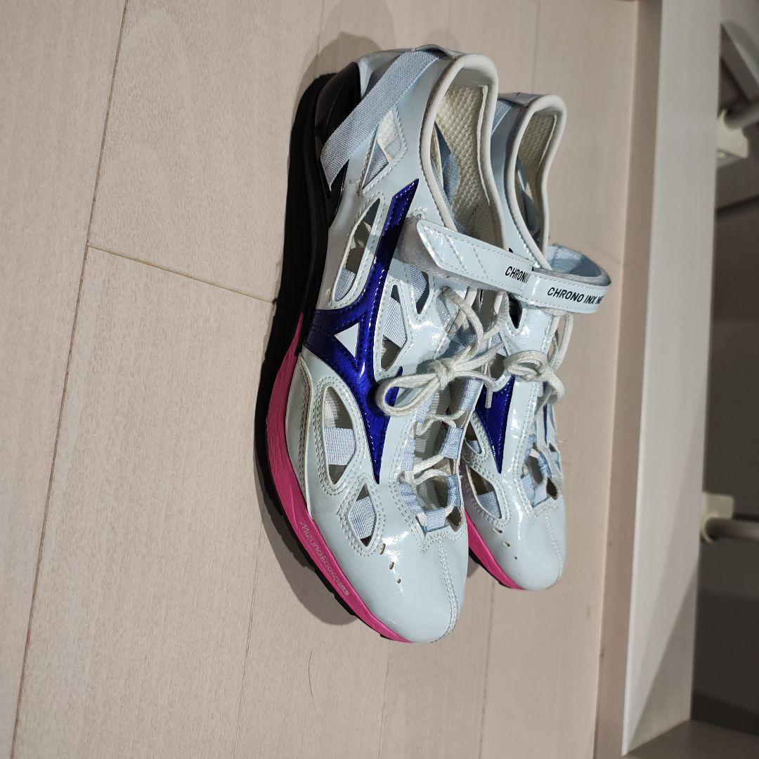 Mizuno スパイクシューズ ホワイト/ブルー/ピンク