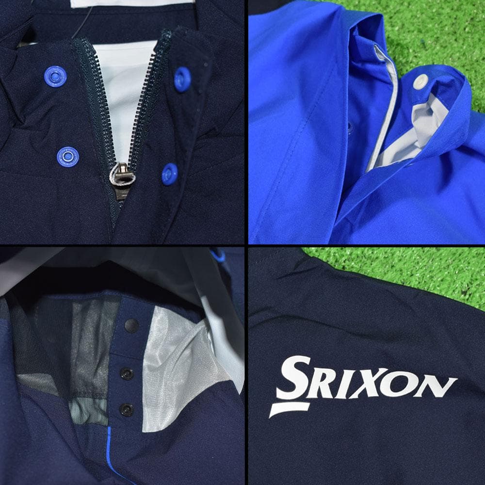 SRIXON/スリクソン ゴルフ 防風レインスーツ【ブルー/M】新品！
