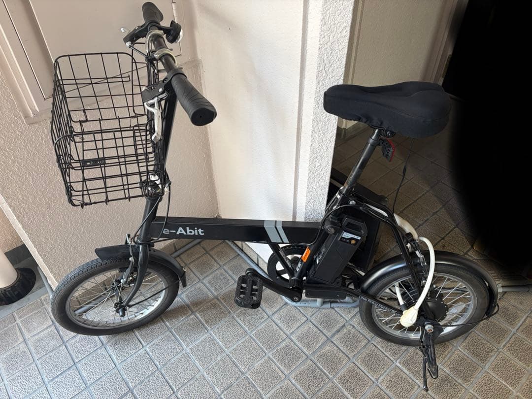 e-Abit 電動アシスト自転車 黒　大阪市内