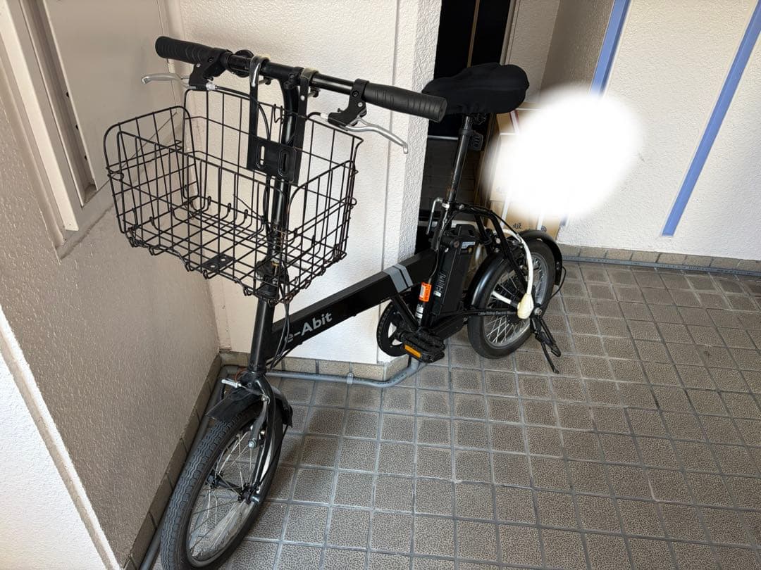 e-Abit 電動アシスト自転車 黒　大阪市内