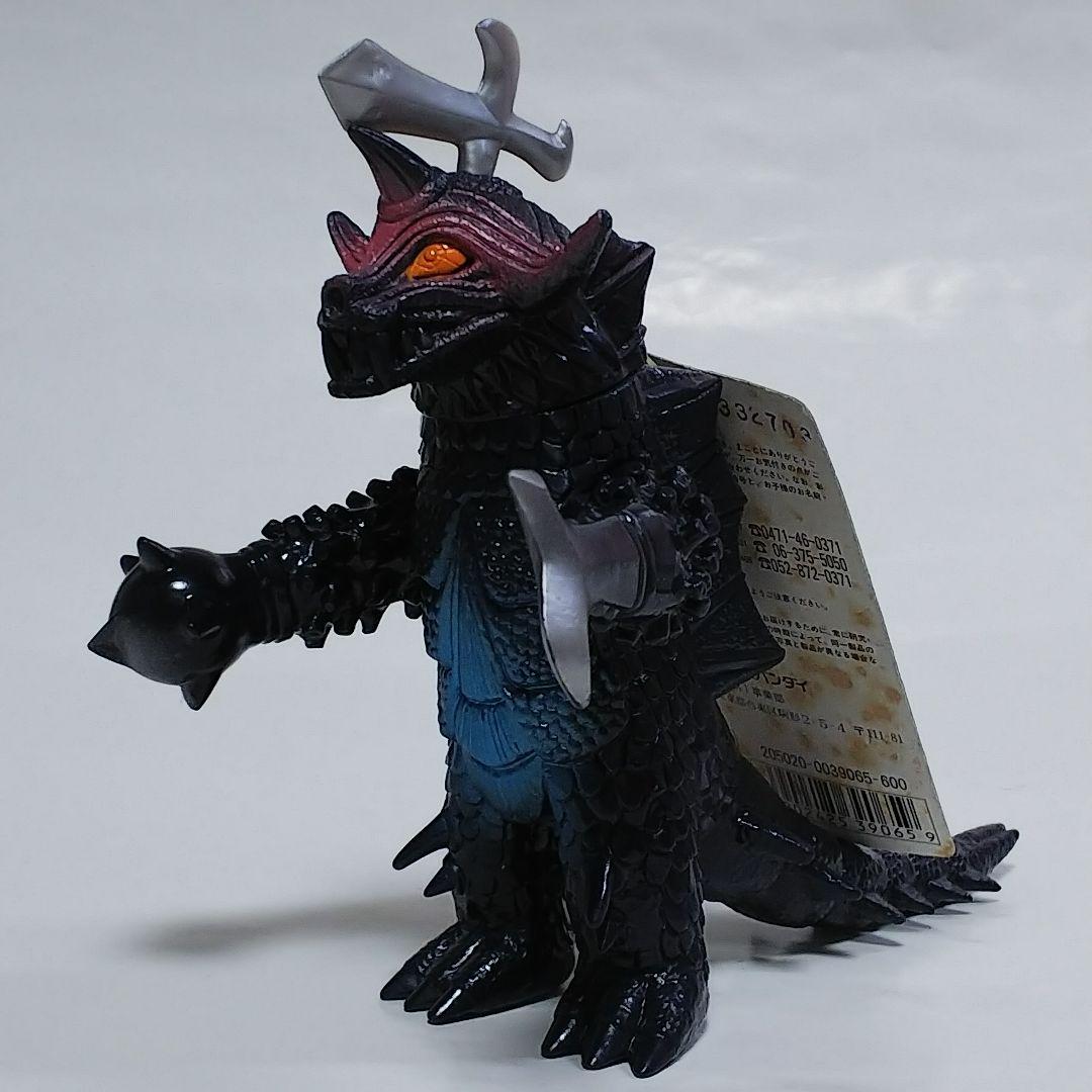 「ウルトラマンＡ」ソフビ人形・バラバ（中古・１９９３年・紙タグ付き）