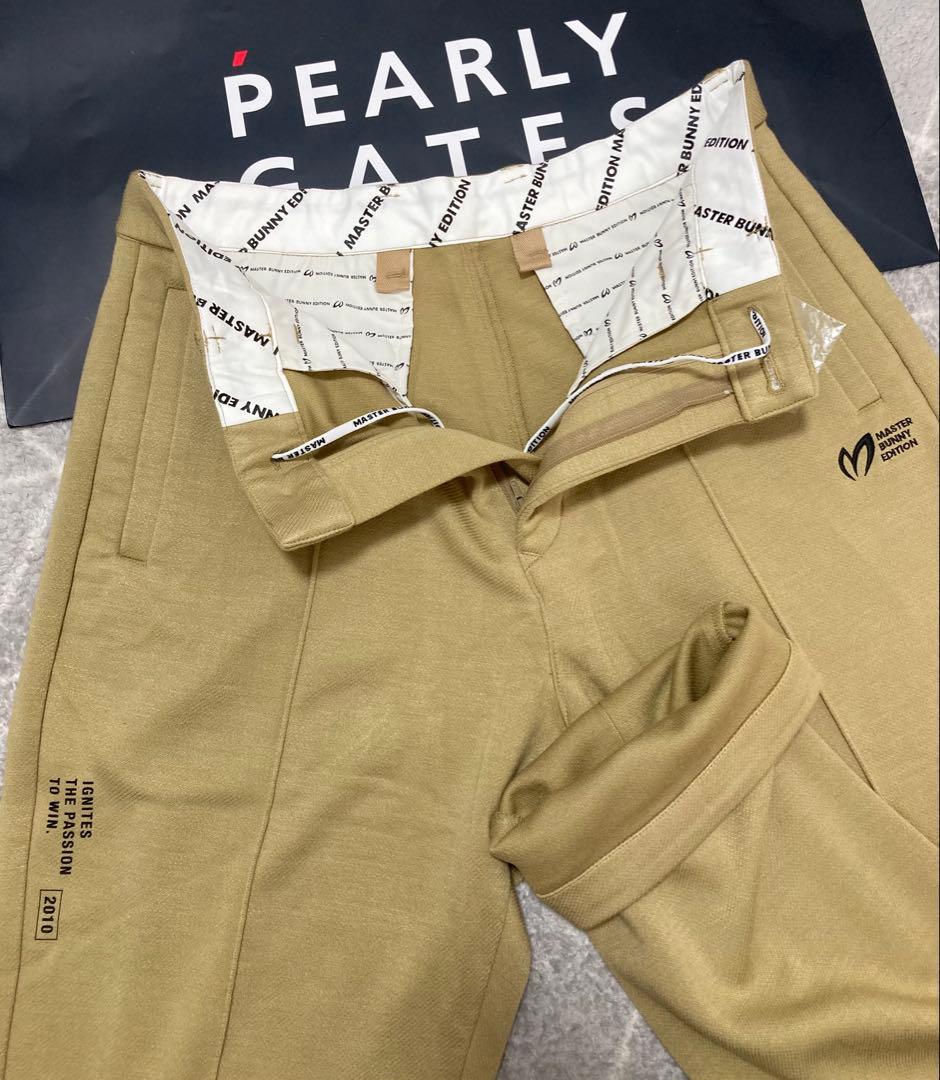 新品 パーリーゲイツ マスターバニー ソリストヒート ツイルパンツ(4)サイズM