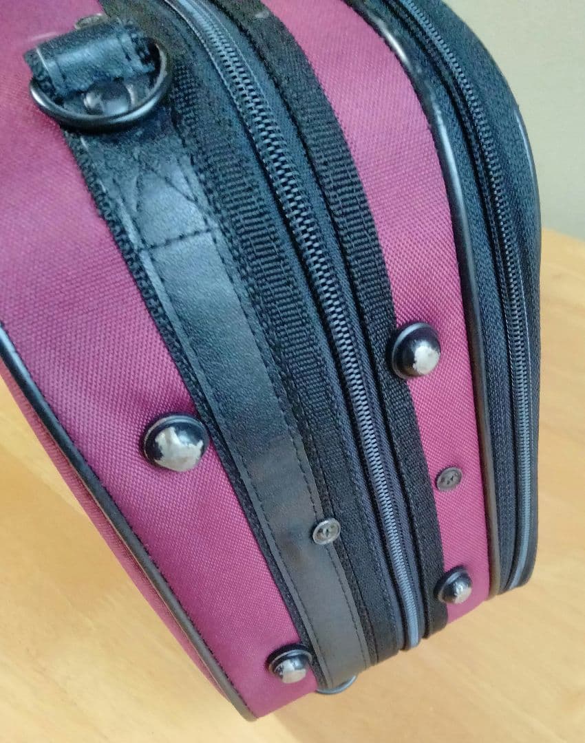 4/4バイオリンケース スーパーライト四角赤