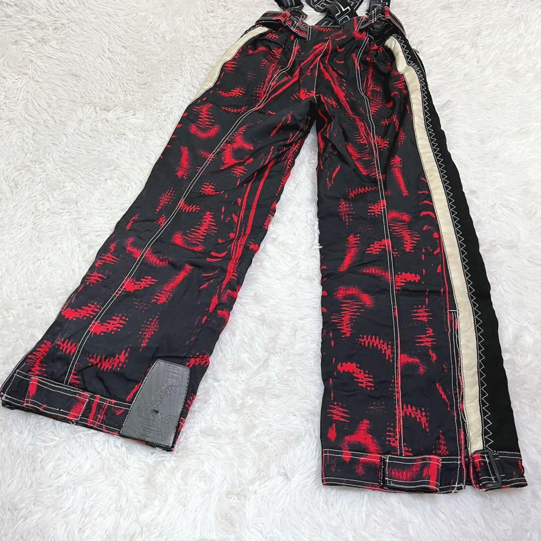 レトロ 90s フェニックス スキーウェア 上下M レッドブラック スキースノボ