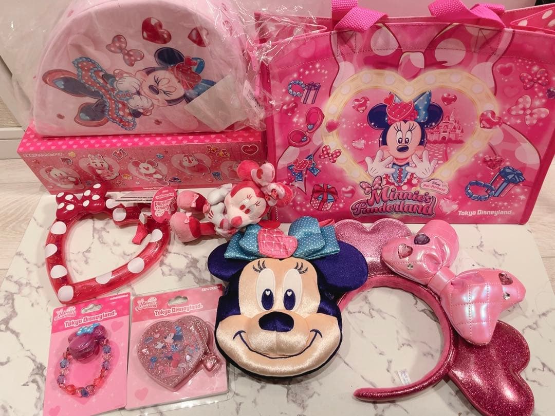 ミニーマウス バッグ ショルダー ぬいぐるみ チャーム　ディズニー　ミニパル