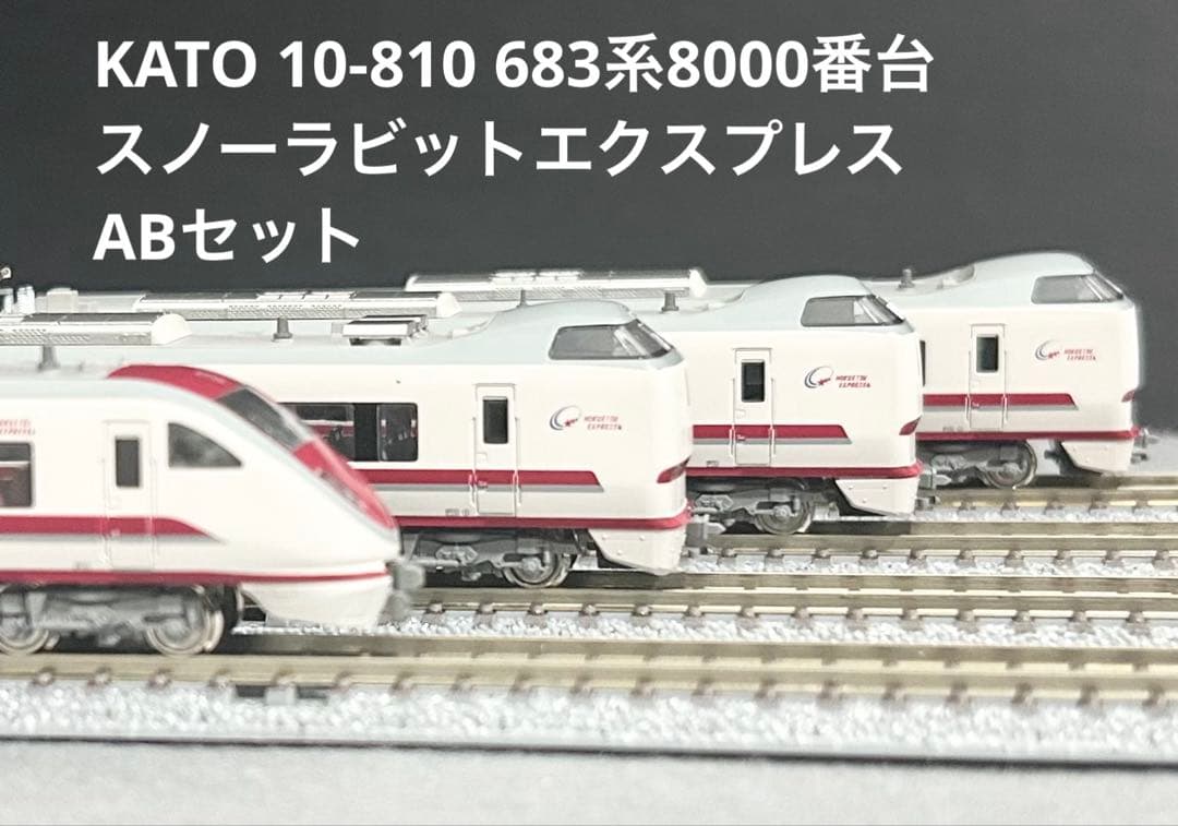 ⭐︎美品⭐︎KATO 683系 スノーラビットAB 精密加工 前面扉パーツ・室内灯付