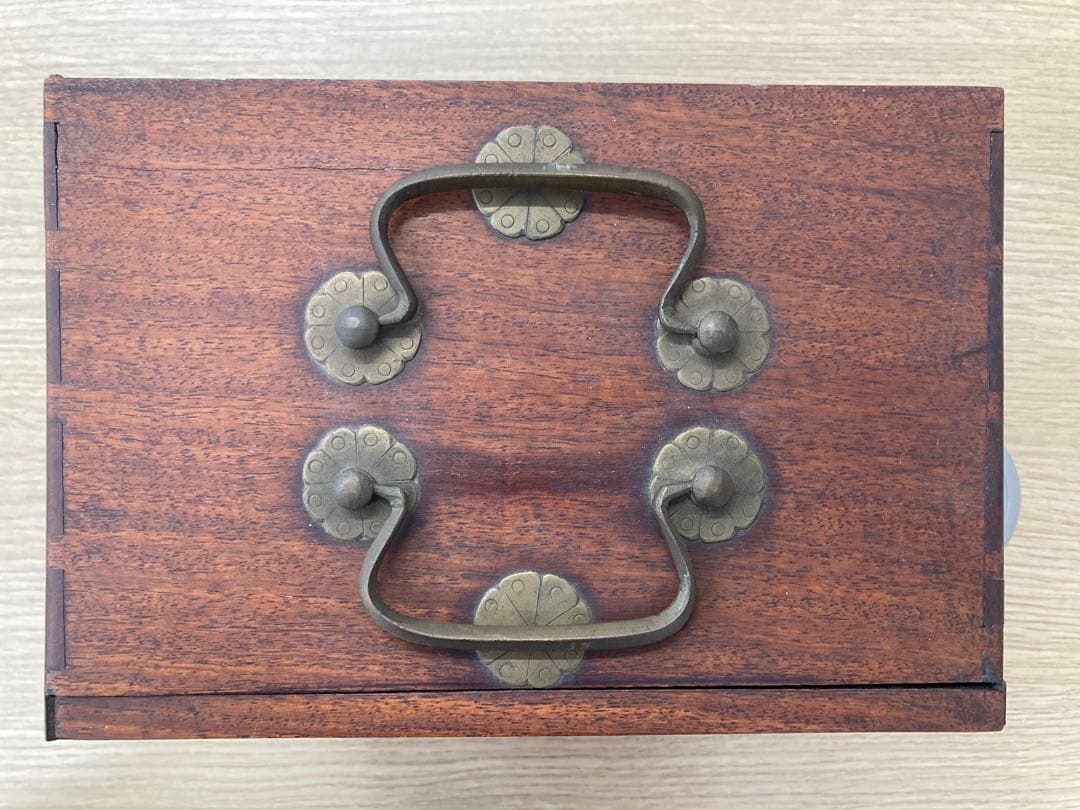 【骨董品】麻雀牌セット 木製収納箱付き