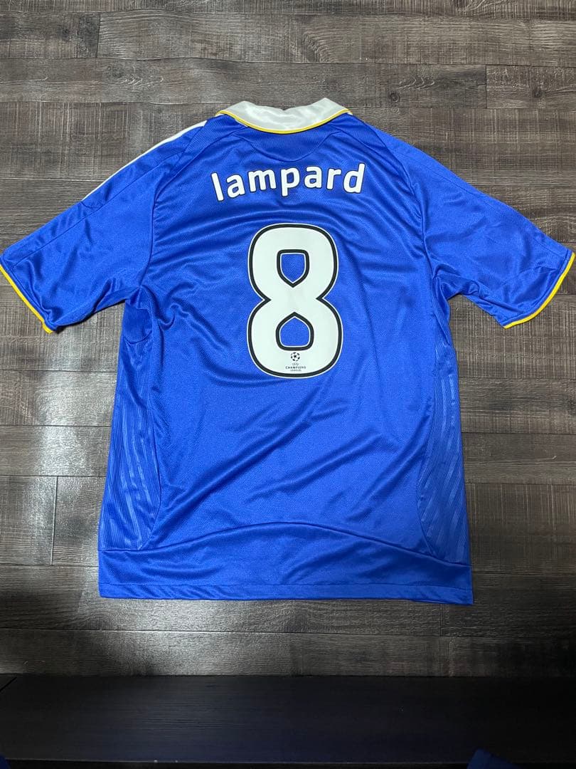 チェルシー　ランパード　ユニフォーム 07-08 UEFA CL決勝刺繍入り