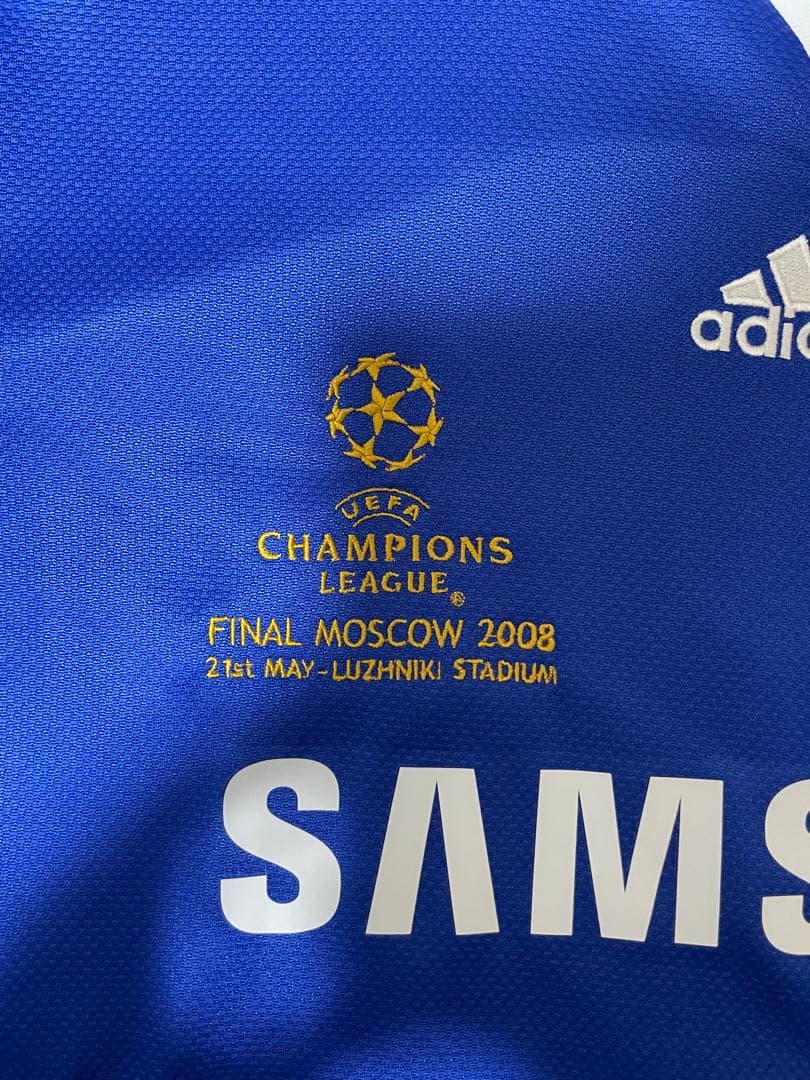 チェルシー　ランパード　ユニフォーム 07-08 UEFA CL決勝刺繍入り