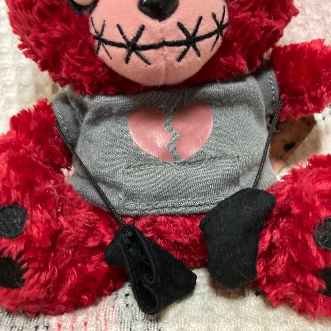 テディスケアズ Teddy Scares ぬいぐるみ　赤くま　中古品