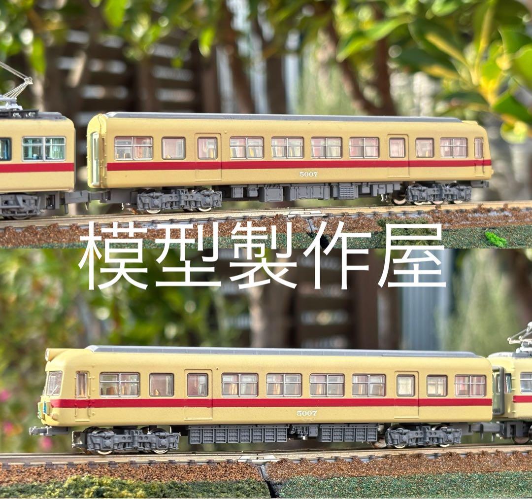 名鉄5000系初代　ストロークリーム塗装　Nゲージ動力付き　他サイト出品中