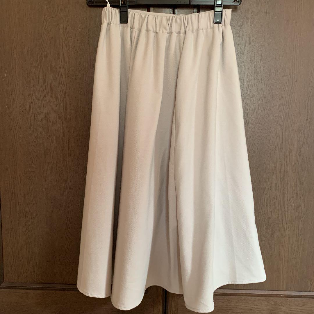 フレアスカート　ロングスカート　M