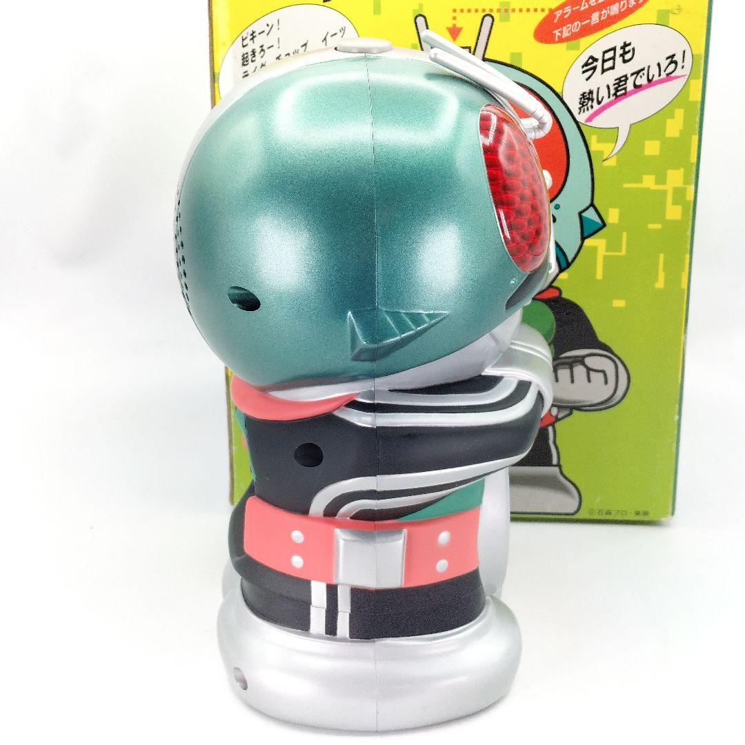 当時物 未使用 仮面ライダー おしゃべり目覚まし時計 新一号