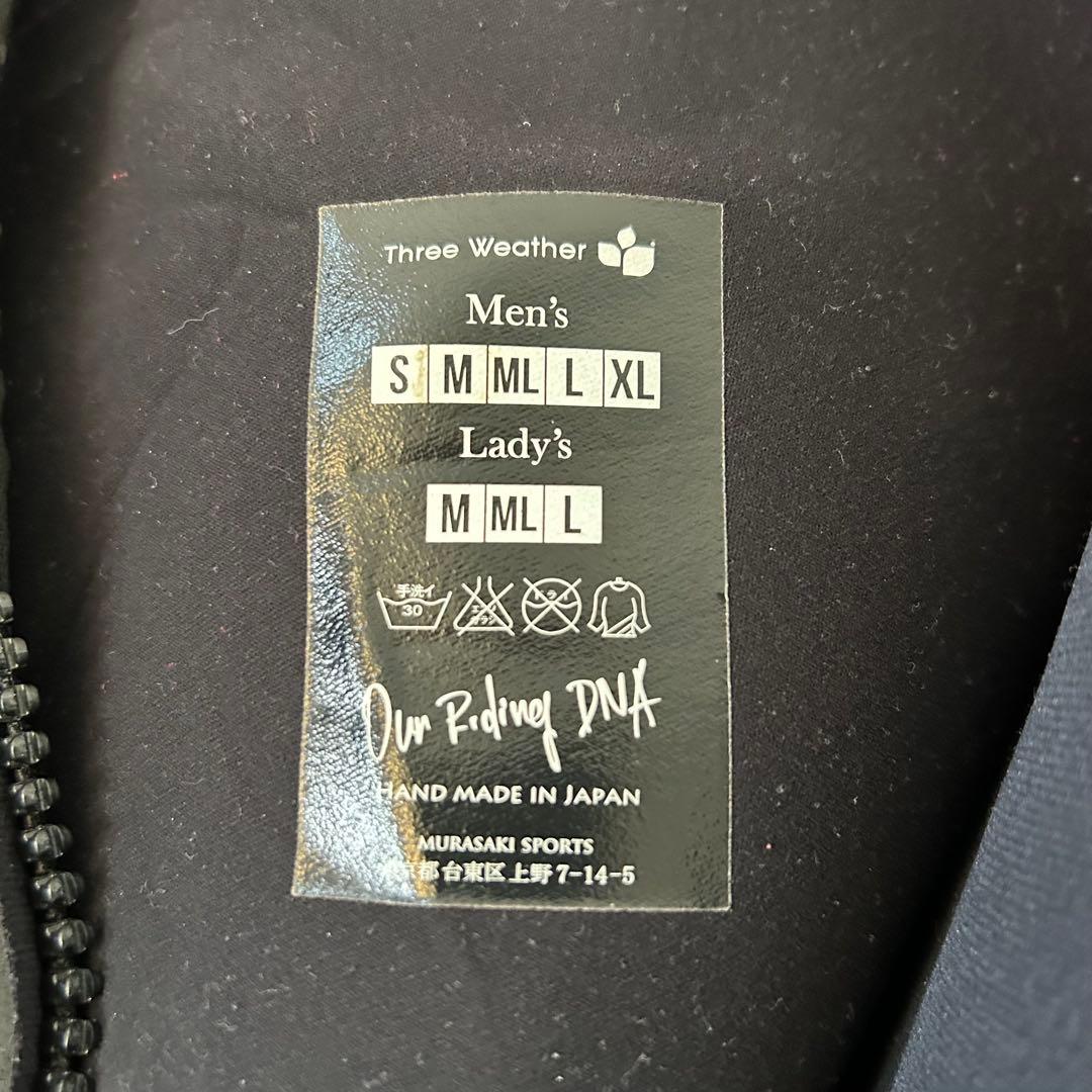 スリーウェザー セミドライ 5X3mm メンズ ウェットスーツ 裏起毛 S