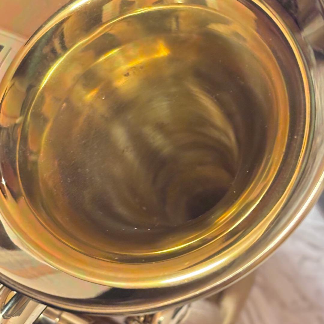 ポケットトランペット MPT100L Minerva ケース付き 金色　ラッカー