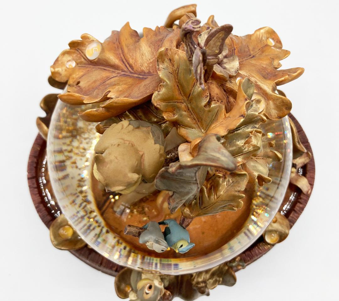 オルゴール付スノードーム バンビ Bambi Disney ディズニー　50周年