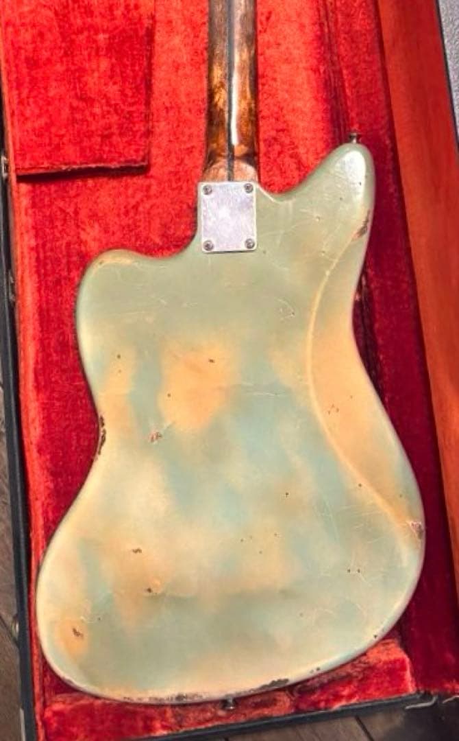 JAZZMASTERタイプ　レリック　マッチングヘッド　リバースヘッド