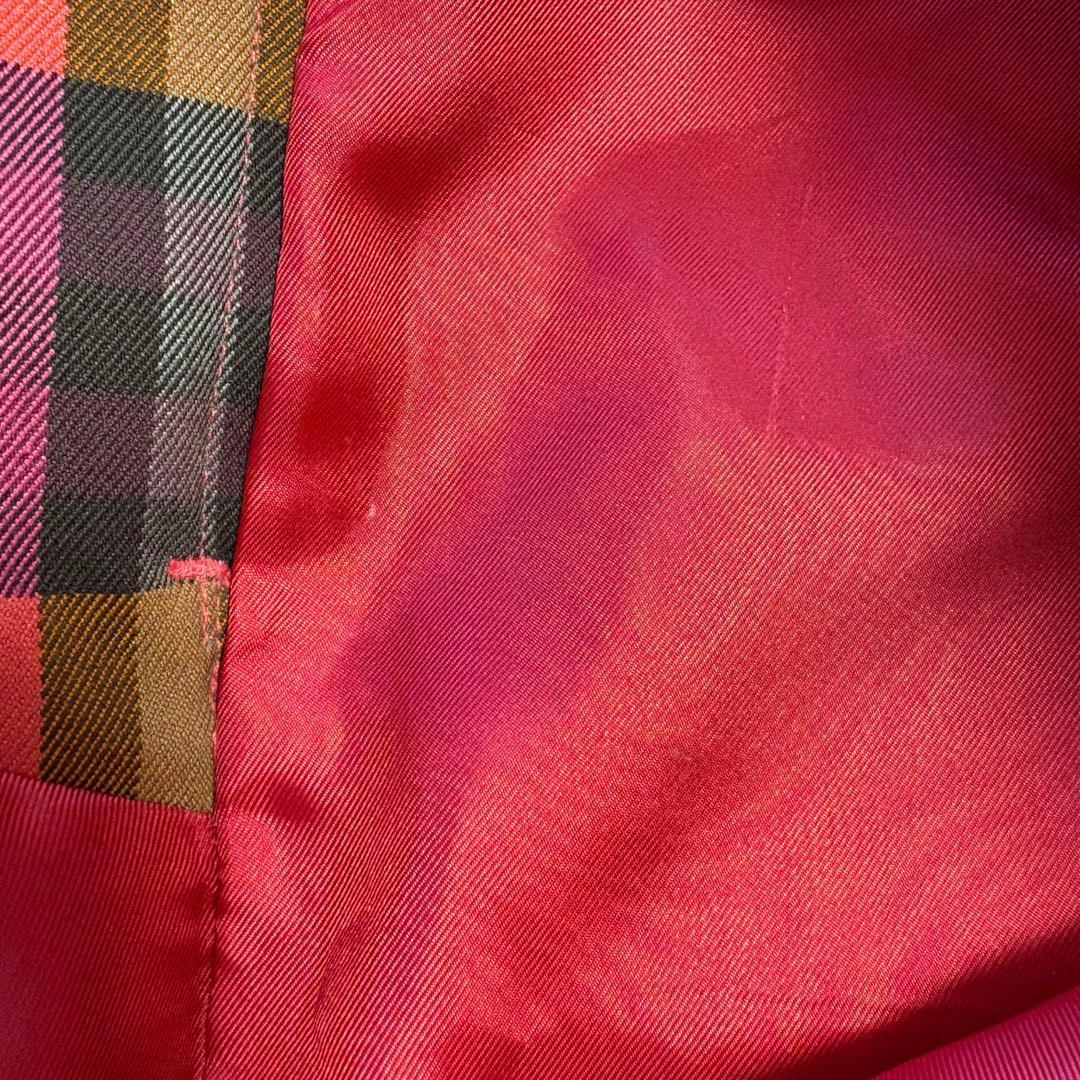 新品未使用品✨パーリーゲイツ S 0 ピンクベース ロゴ刺繍 ゴルフ スカート