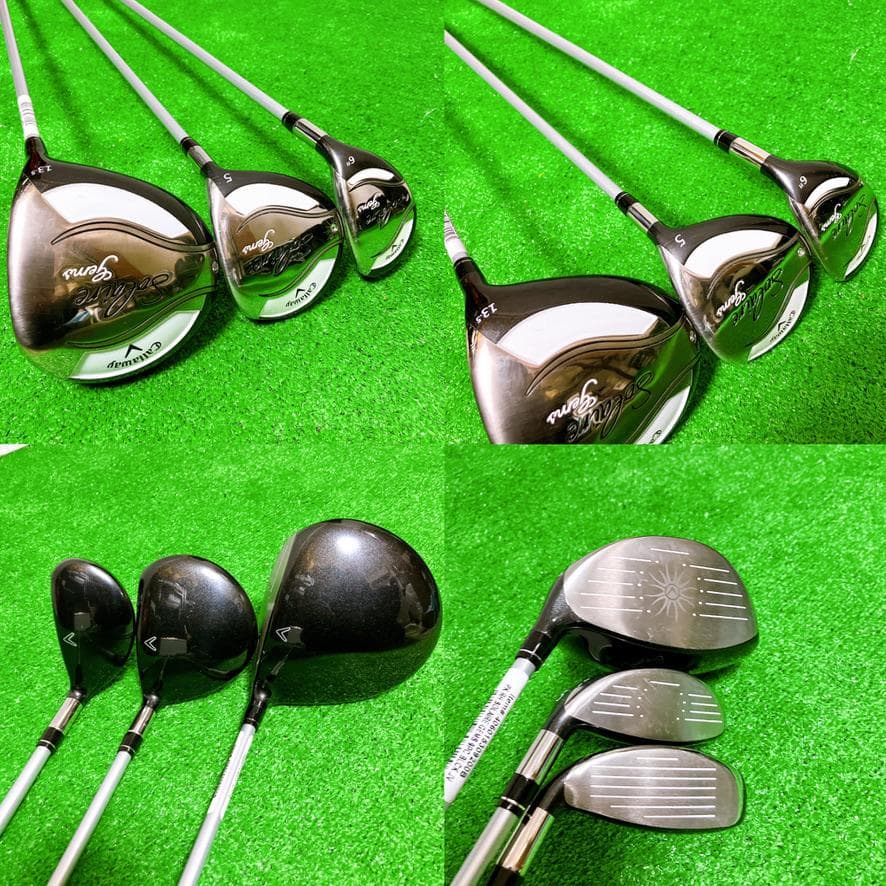 Callaway Solaire Gems レディースゴルフ ハーフセット 美品