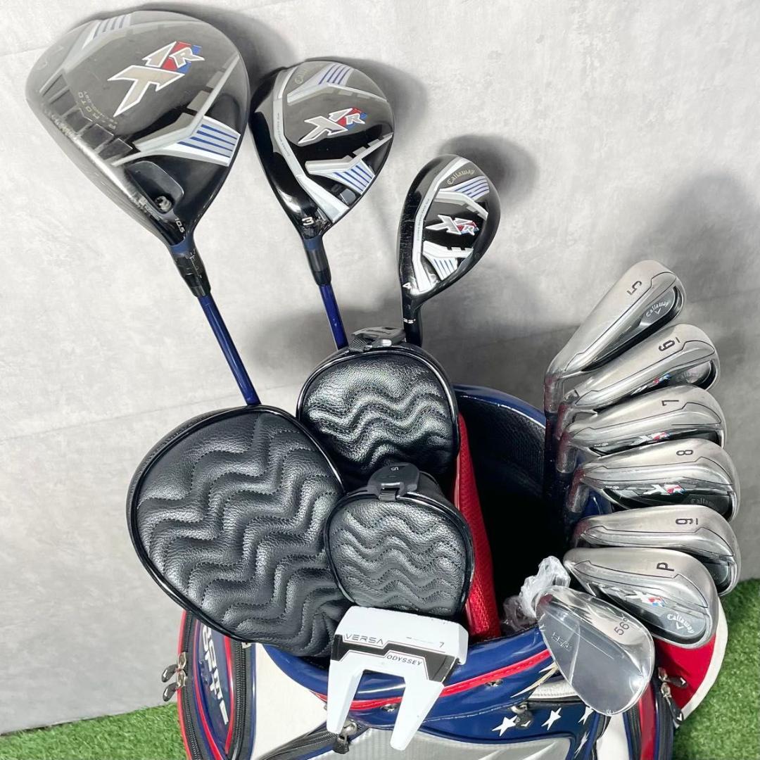 【貴重レフティ】キャロウェイ XR ゴルフクラブセット 11本 S メンズ 左用