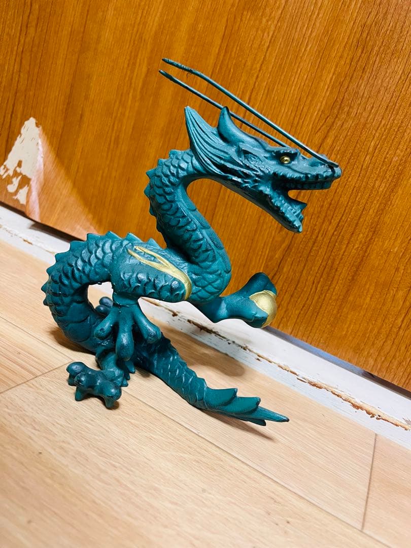 龍 昇龍 正義 金属 オブジェ 置物 インテリア 金属工芸