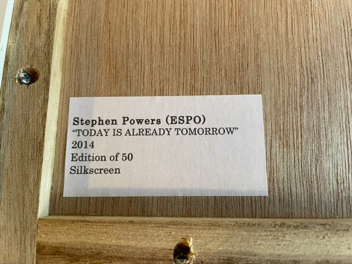 Stephen Powers ESPO シルクスクリーン