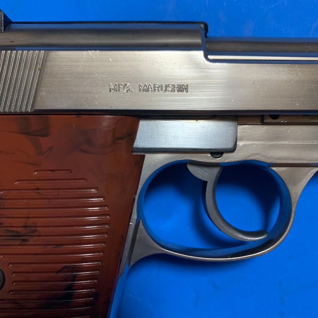 ⭕️★マルシン ワルサーP38ニッケルフィニッシュ ABS樹脂製 未発火モデルガン