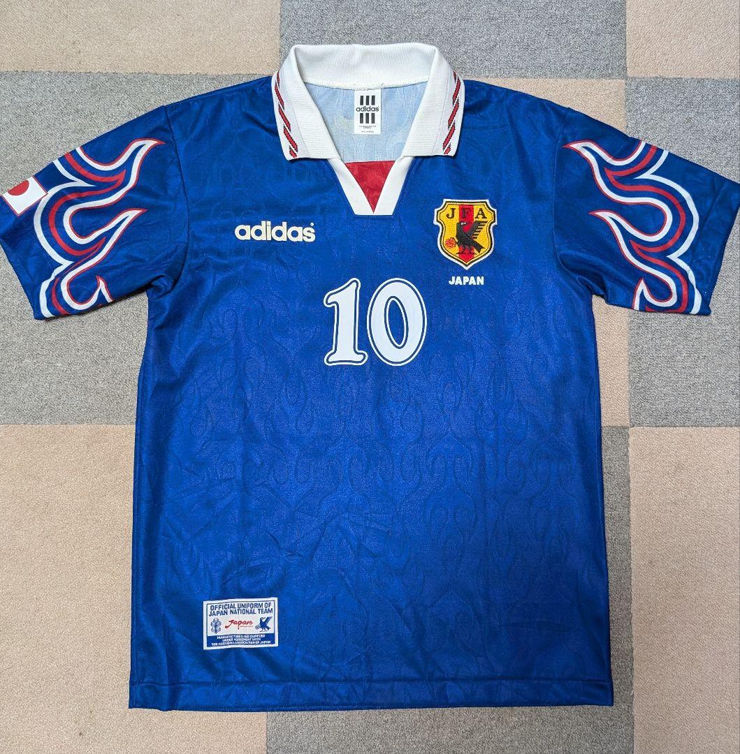 【当時モノ】1997　日本代表ユニフォーム　炎　最終予選モデル