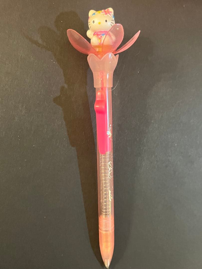 ハローキティ フェアリーキティシャーペンちょうちょ　花