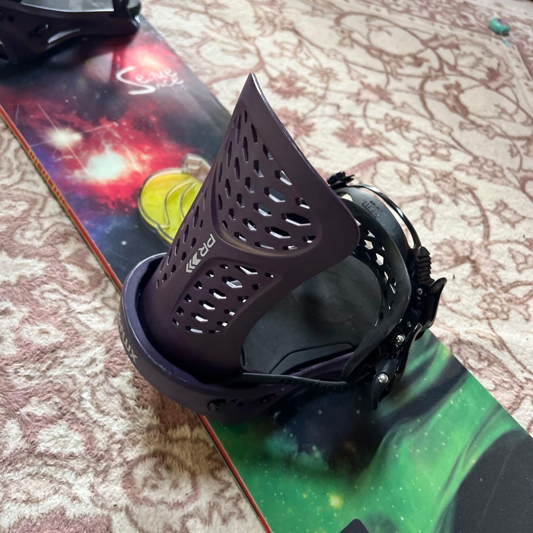 美品 SALOMON 151cm FLUX バイン付 スノーボードセット
