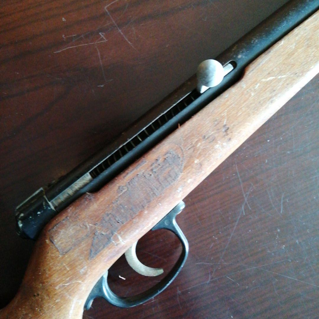 昭和レトロ　バネ式射的銃　91cm　昭和中期