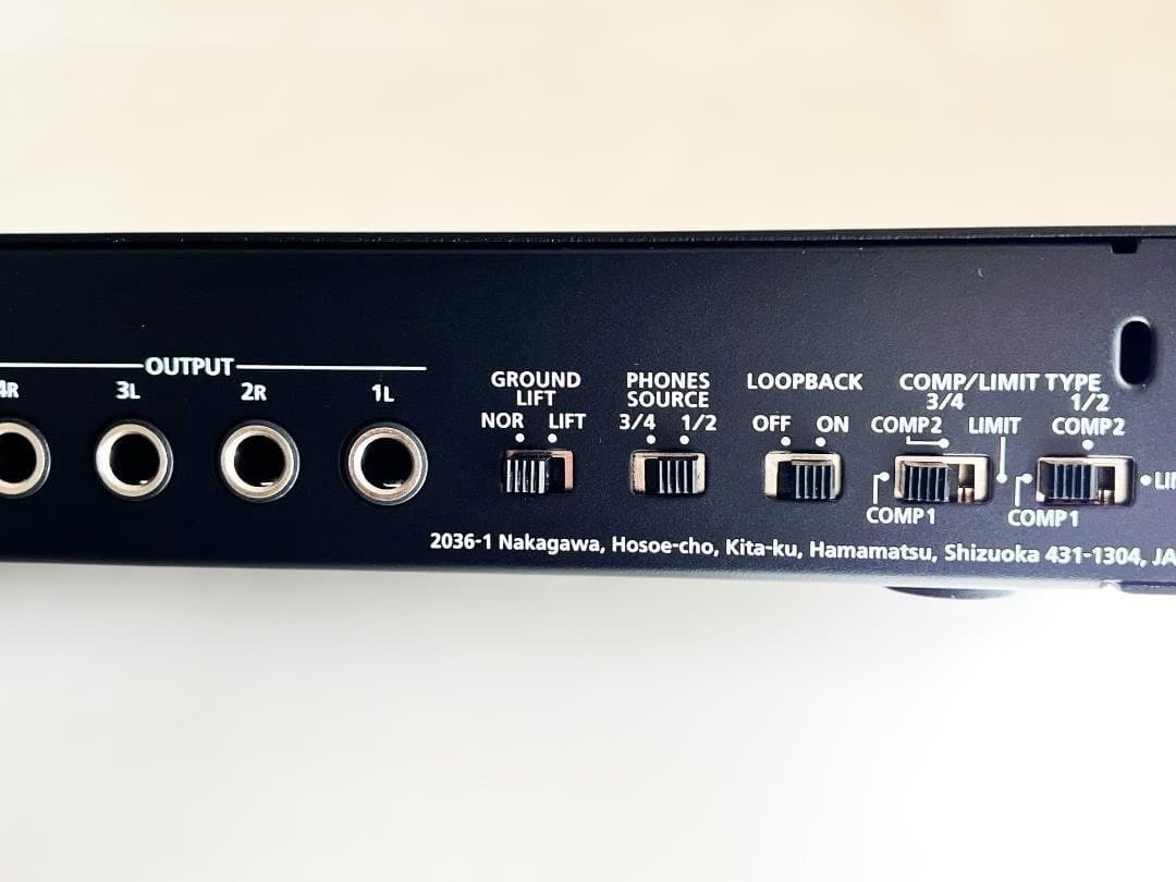 Roland Rubix 44 USBオーディオインターフェース