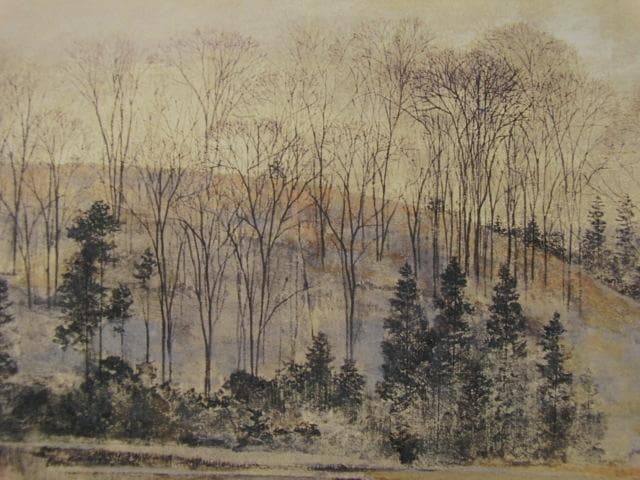 加藤厚、【夕輝】、希少な額装用画集より、新品額装付、状態良好